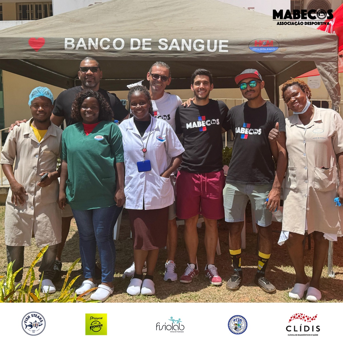 Acção de doação de sangue com o clube